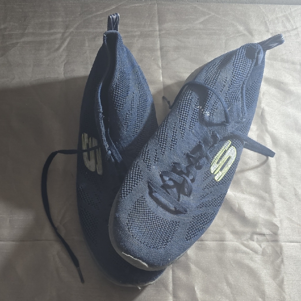Skechers Dark Blue Mesh Sneakers